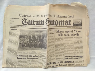 Turun Sanomat 28.6.1957