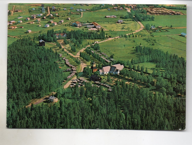 Närpiö: ilmakuva, kirkko (Velj.Karhumäki  440)