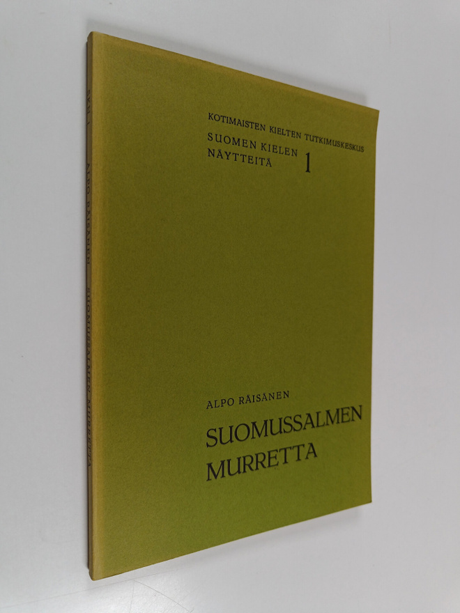 Alpo Räisänen : Suomussalmen murretta