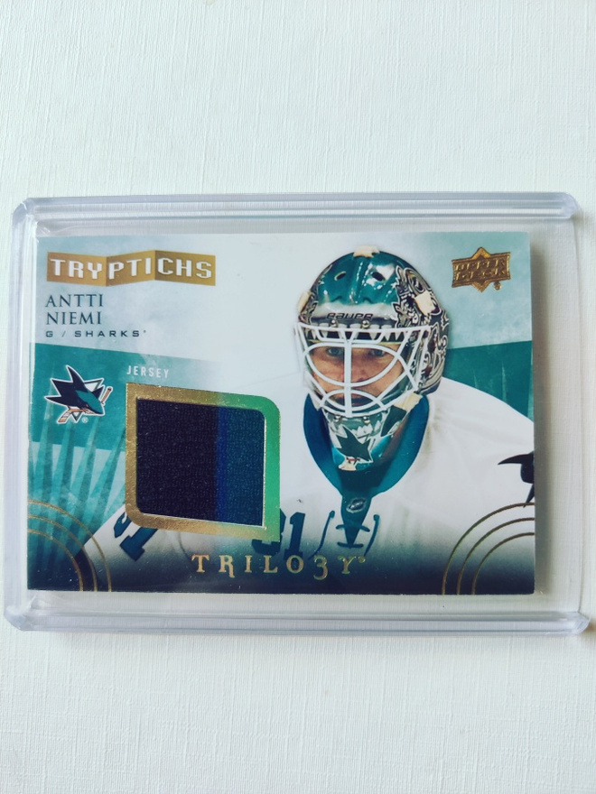 Antti Niemi - 14-15 Trilogy Tryptichs Jersey /444