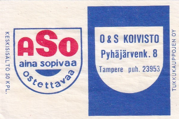 Tampere, O & S Koivisto , ASO    4/13