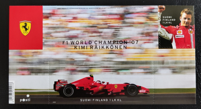 2008 blokki BL53 - Kimi Räikkönen ** - ikimerkkejä