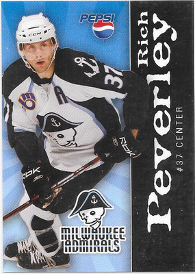 2007-08 Milwaukee Admirals #37 Rich Peverley ex- JYP farmi