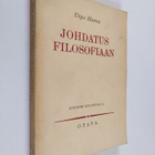 Urpo Harva : Johdatus filosofiaan - pikkukuva 1