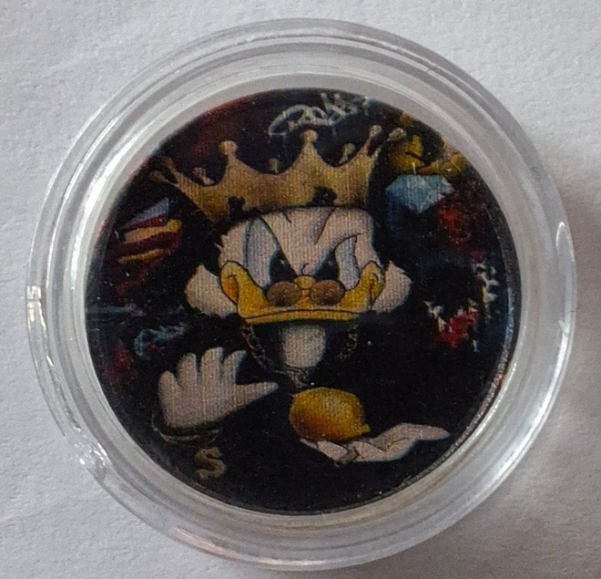 1/10 .999oz hopea kolikko. Roope. USA