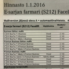 Hinnasto Mercedes E-sarja farmari S212 2016 Veho 1.1.2016 - pikkukuva 3