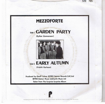 MEZZOFORTE - GARDEN PARTY