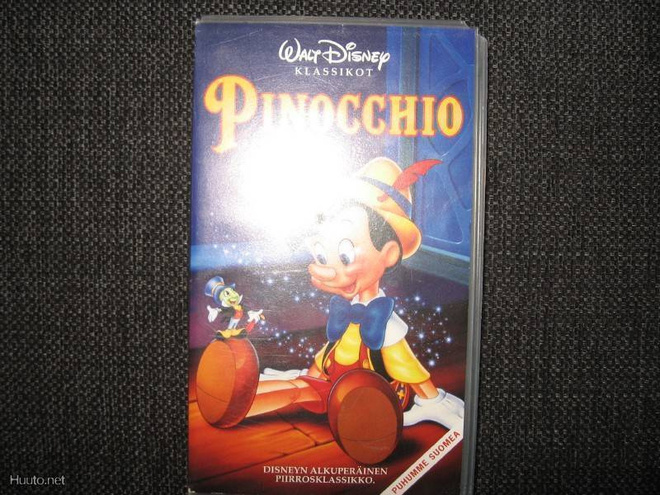 Walt Disney Klassikot*Pinocchio*Video/VHS
