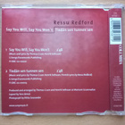Ressu Redford - Say You Will Say You Won´t CDS - pikkukuva 2