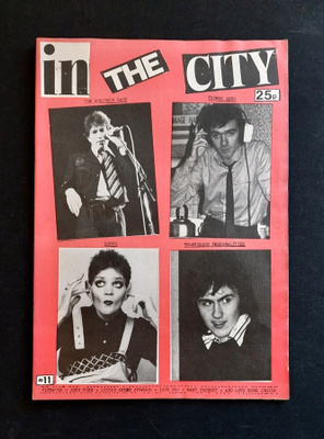 In The City - lehti v. 1979 - Ultravox , Thomas Leer jne..