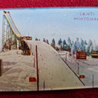 Lahti hiihtomäki vintage matkamuisto peili 9 x 5cm - pikkukuva 1