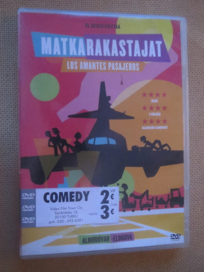 Pedro Almodóvar: Matkarakastajat DVD