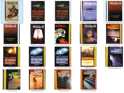 kirjoja, Henning Mankell - á 2,20 - 10,00 euroa