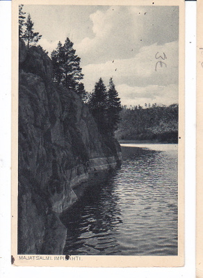 VANHA Postikortti Impilahti Luov. Karjala 1920-l