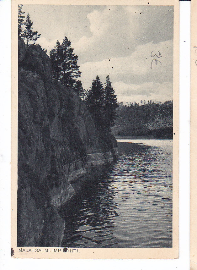 VANHA Postikortti Impilahti Luov. Karjala 1920-l