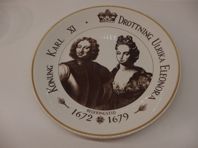 Keräilylautanen Ruotsin kuningasparit, v. 1672 - 1679 pari