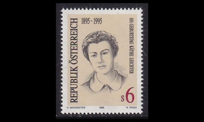 Itävalta 2164 ** Naisasialiike Käthe Leichter (1995)