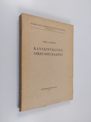 Erik Castren : Kansainvälinen oikeusseuraanto