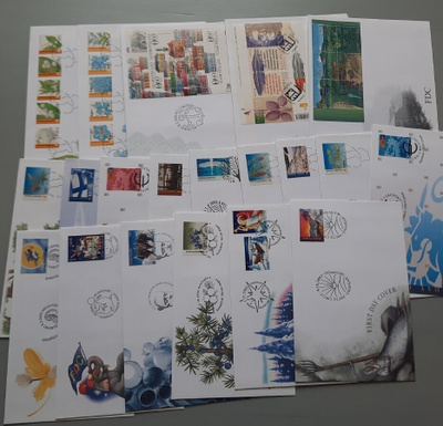 FDC Suomi erä 2002, 20eril, vihko blokki ym