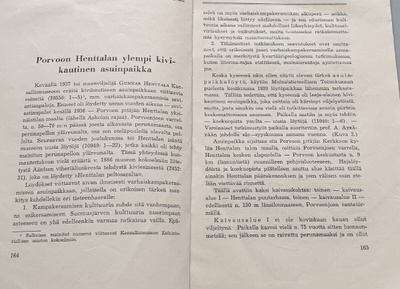 Porvoo Henttala kivikautinen asuinpaikka lehtinen 24s V Luho