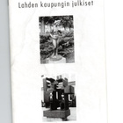 Lahti: Julkiset veistokset  (kirjanen) - pikkukuva 1