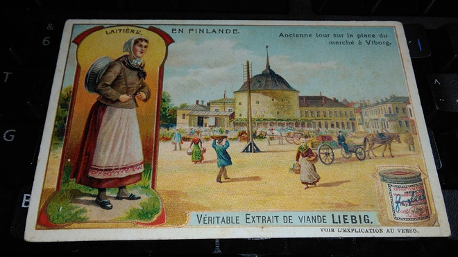 Liebig Viipuri Viborg Keräilykortti