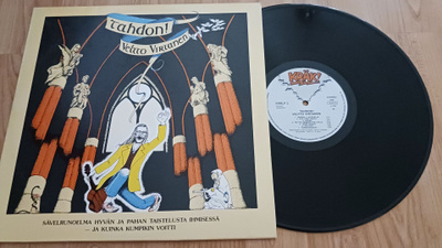 Veltto Virtanen – Tahdon! lp orig 1978 Rock hieno