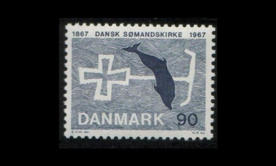 Tanska 466 ** Merimieskirkko 100v (1967)