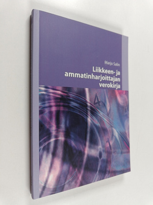 Marjo Salin : Liikkeen- ja ammatinharjoittajan verokirja