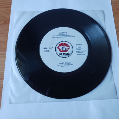 Inga Sulin – Kesäyö 7" orig 1975 Jazz, Funk/Soul uusi, mint!