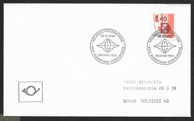 Helsinki - XXIV Eurofinas conference 26.6.1984