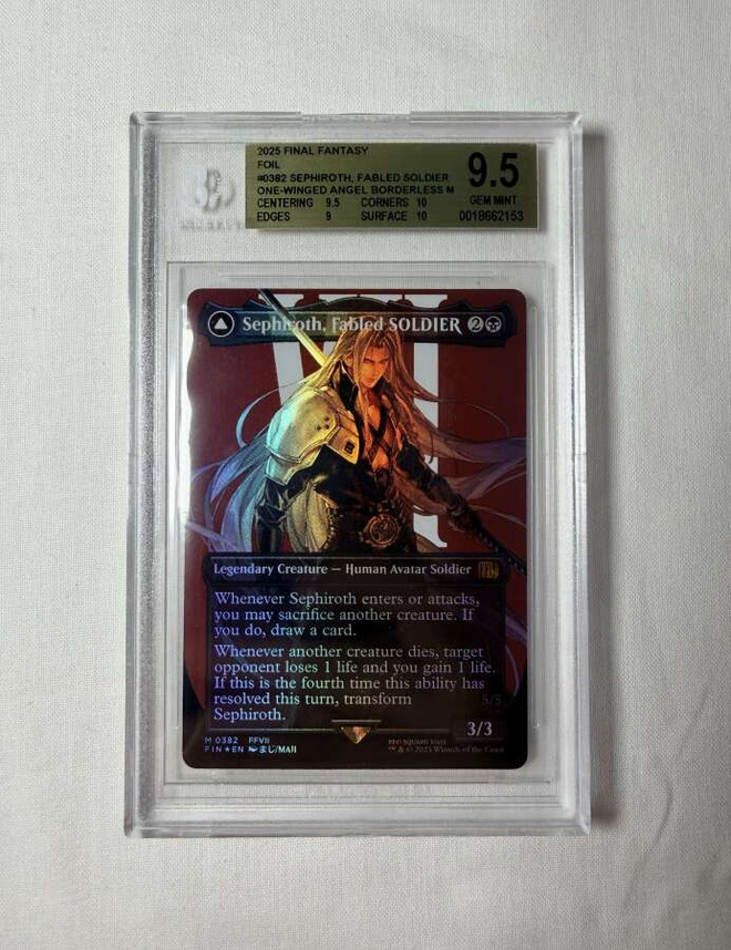 Magic the Gathering Sephiroth Fabled SOLDIER BGS 9.5