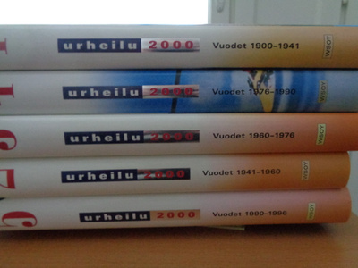 Antero Raevuori-Antti Arponen-Matti Hannus: Urheilu 2000 1-5