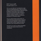 H. P. Lovecraftin kootut teokset 3: Vaaniva pelko ja - pikkukuva 2
