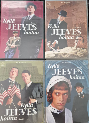 Kyllä Jeeves hoitaa - Koko sarja  -DVD
