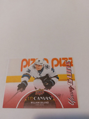 2021-22 Upper Deck Canvas #C234 William Eklund YG