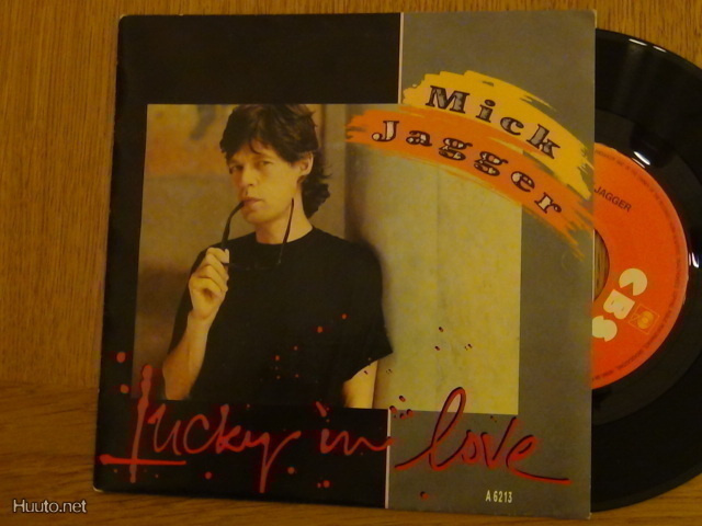Mick Jagger Lucky in love 7 45 Hollanti 1985