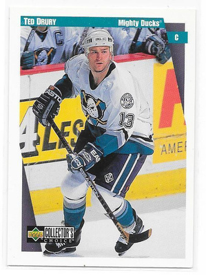 1997-98 Collector`s Choice #6 Ted Drury Anaheim Mighty Ducks