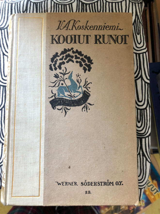 V.A.Koskenniemi: Kootut runot. 1918. 1.p.