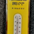 Hellenic Mediterranean Lines Co Ltd Vintage lämpömittari - pikkukuva 2