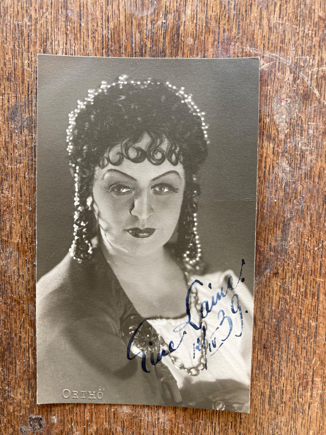 EINE LAINE, SIGNEERATTU VALOKUVA, 1939