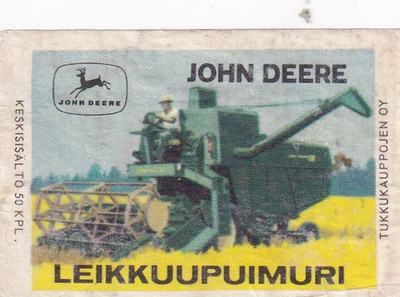 John Deere . Leikkupuimuri,    s87