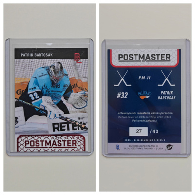 Patrik Bartosak Red Postmaster Blueline