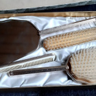 Vintage Harja ja peili  setti. Made In England. - pikkukuva 3