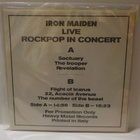 IRON MAIDEN LIVE RARE TRANSPAREN GREEN VINYL 10" EX/M- - pikkukuva 2