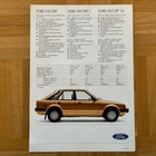 Esite Ford Escort. Vuodelta 1982. - pikkukuva 3