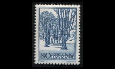 Tanska 443y ** Luonnonsuojelu y-paperi (1966)