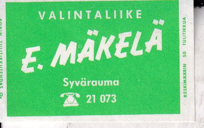 Syvärauma. E. Mäkelä, s95
