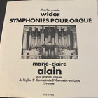Widor: Symphonies pour orgue 2LP Marie-Claire Alain - pikkukuva 5