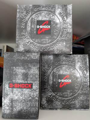 Kolme (3) kpl UUSIA G-Shock kelloja pakettina